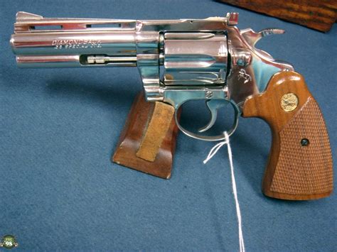 Sold Rare Colt 1978 4 Inch Nickel Diamondback Revolver 38 Spec Pre98