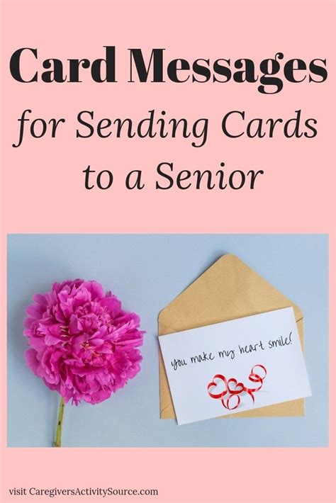 Card Messages For Sending Cards To Seniors Valentines Card Sayings