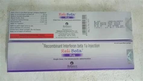 Relibeta Injection Interferon Beta 1a 30mcg At Rs 6600piece