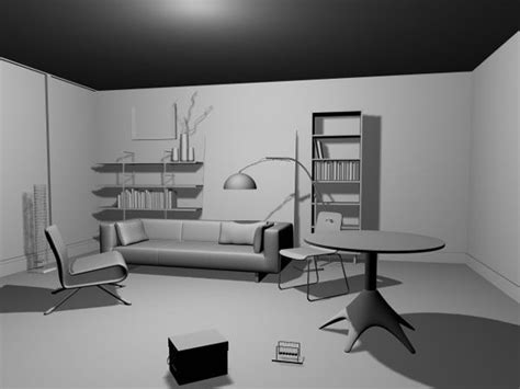 Living Room Interior Design 3ds 3d Studio Max Software