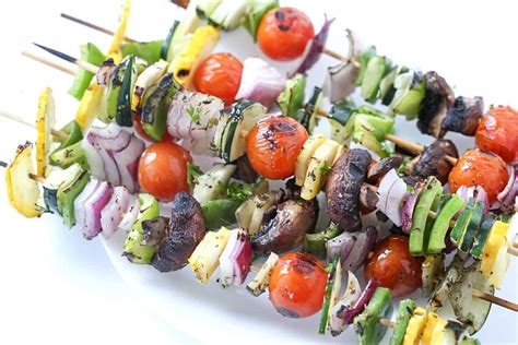 The name kabob comes from the turkish word sis kebap meaning served on the skewer. Grilled-Veggie-Kabobs-fb.jpg