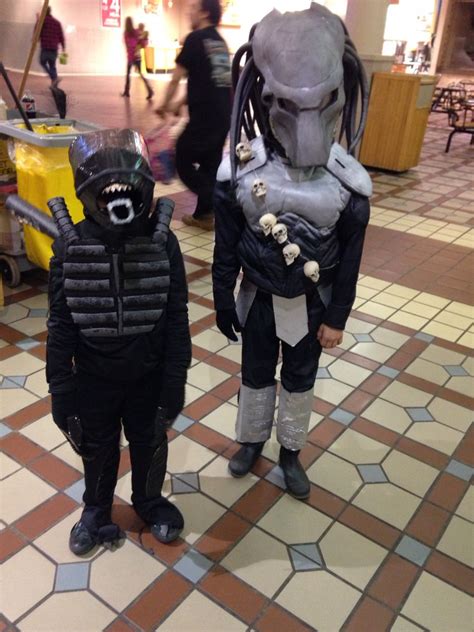 All the way up the line need to explain it for me (and so that let me understand it easily). Children's home made alien vs predator Halloween costumes ...