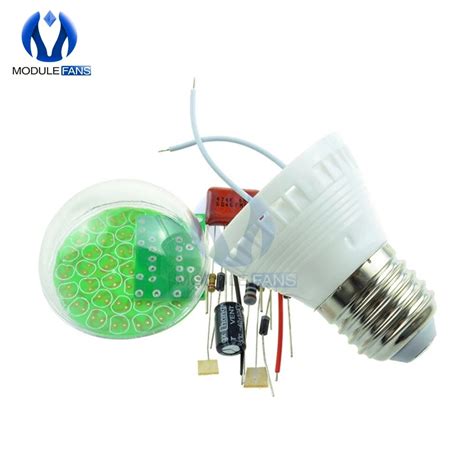 M126 1 Set Energy Saving Light 38 Leds Lamps Diy Kits Electronic Suite