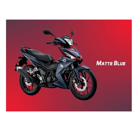 With this new variant's style and features, riders can carry the. Honda RS150R in malaysia Motorcycle Online
