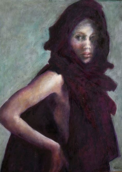 Vintage Midcentury Gamine Semi Nude Woman Oil Portrait Etsy My Xxx