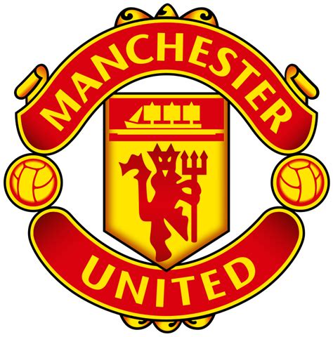Manchester united logo by unknown author license: File:Manchester United F.C. logo.svg - Wikinews, the free news source