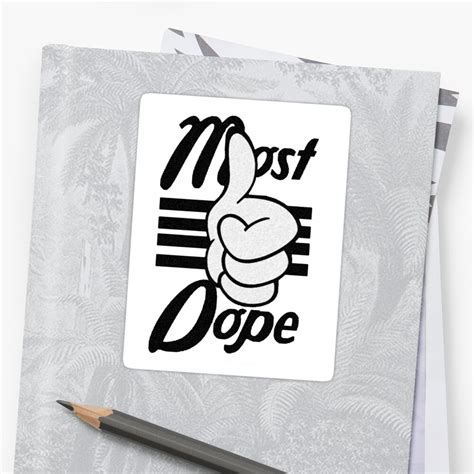 Most Dope Stickers By Reps Redbubble