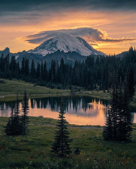 Mt Rainier Sunset At Tipsoo Lake Washington Oc 1080×1350 Ig