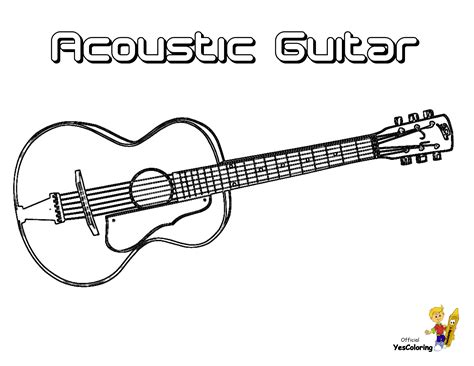 Amazing Acoustic Guitar Printables | Wood Guitars | Free