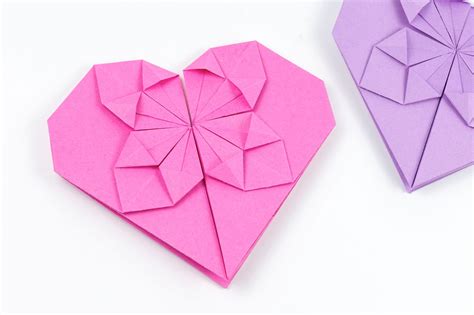 Beautifull 13 How To Make A Origami Heart Paling Seru