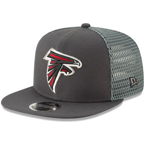 Mens New Era Graphite Atlanta Falcons Mesh Fresh 9fifty Adjustable