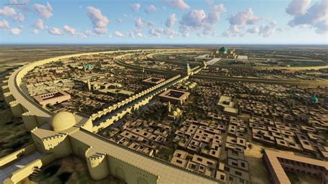 A 3d Model Of Early Baghdad In The 8th Century Iraq Papertowns Baghdad Photo Art And