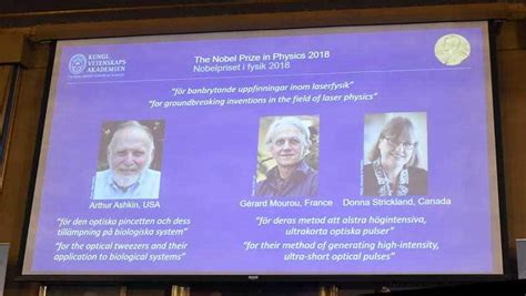 Who Is Donna Strickland The First Woman To Win The Nobel Physics Prize