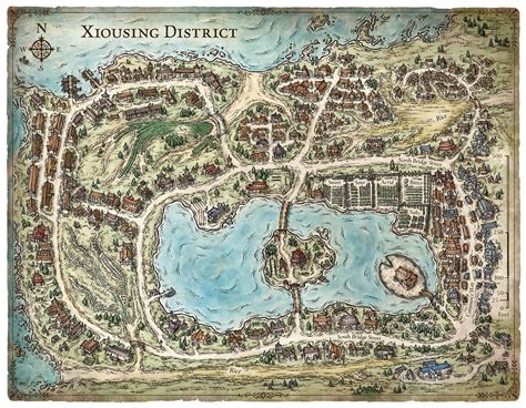 Mike Schleys Portfolio Map Fantasy City Map City Maps