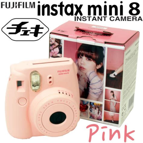 Fujifilm Instax Mini 8 Instant Film Camera Pink Fuji Cute Fun