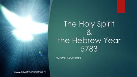 2023 Hebrew Calendar Year 5783 And The Holy Spirit Youtube