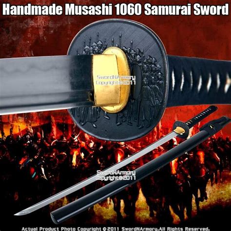 Handmade Marca Musashi Aço 1060 Katana Samurai Espada 47 Ronin