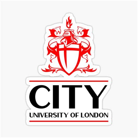 City University London University Logo Sticker By Darazshop Redbubble