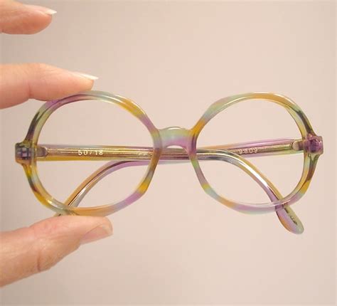 Eyeglasses Frames Colorful Rainbow Probably By Roadtripvintageshop