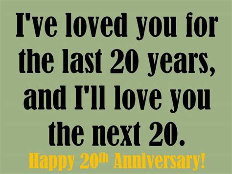 We have collected 20 of see also: 20th Anniversary Wishes: Quotes and Messages to Write in a Card | HubPages