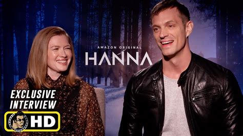 Joel Kinnaman And Mireille Enos Interview For Amazons Hanna Youtube