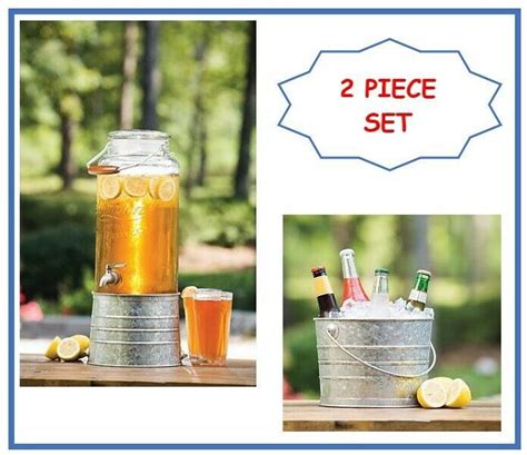 Target.com has been visited by 1m+ users in the past month 2.5 Gallon Glass Beverage Dispenser with Galvanized Steel ...