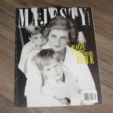 majesty magazine vol 11 5 may 1990 princess diana prince harry william 9 10 picclick