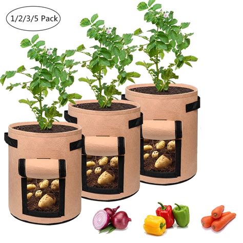 Patio Lawn And Garden Pots Planters And Container Accessories Grow Bags