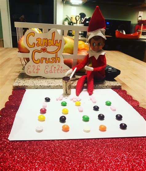 Magic seasons christmas candy crush 6. Candy crush Elf Edition - used a wine cork and a paper straw to make the "hammer" and lined a ...