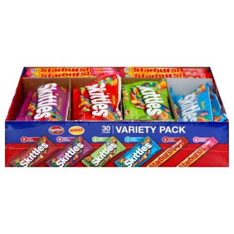 Skittles And Starburst Multi Pack Variety Box 30 Pc Kroger