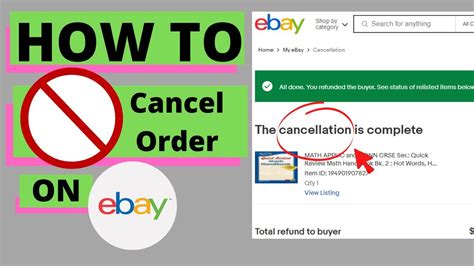 How To Cancel An Order On Ebay As The Seller Ebay Beginner Tutorial