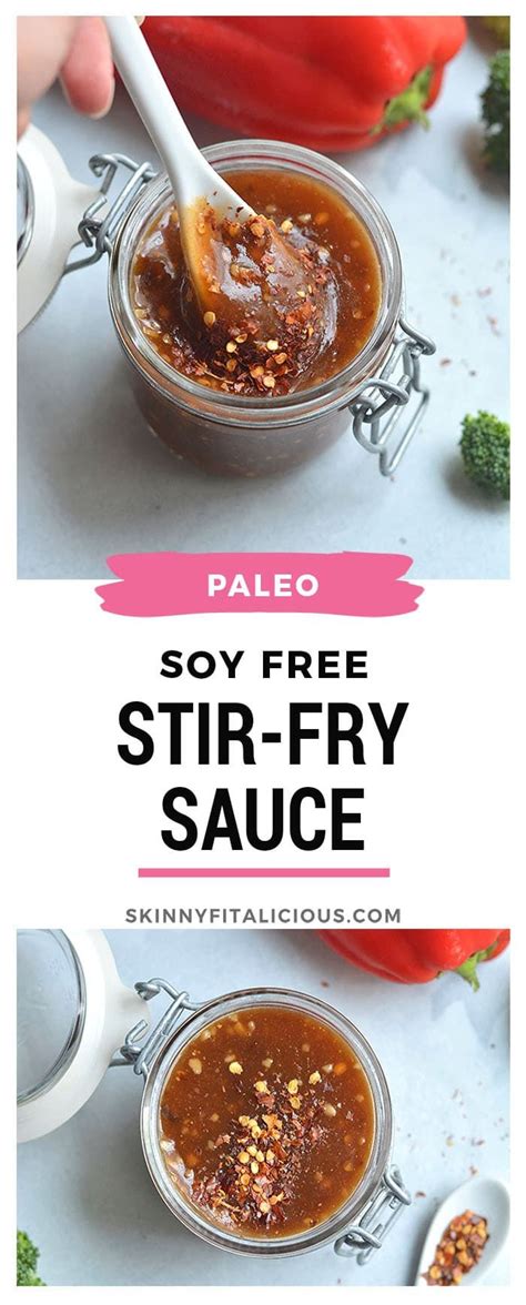 So cook the food first, add the sauce, let it boil, and serve the dish immediately. This Soy Free Stir-Fry Sauce is low in sugar, gluten free and quick to make. Make it ahead of ...