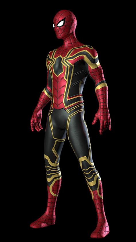 Iron Spider Suit Avengers 3d Turbosquid 1653784