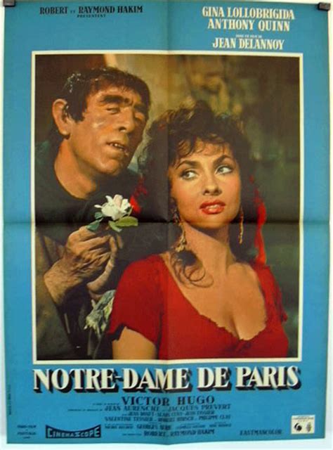 Anthony Quinn Movie Poster Notre Dame De Paris Movie Poster