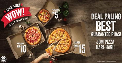 Pizza hut has come a long way since being that special place our parents used to take us to when we were little. Pizza Hut Wow Take-Away Promotion from Only RM5