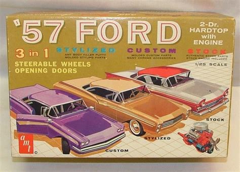vintage amt 1957 ford 2 door hardtop 1 25 scale model kit model cars hot sex picture