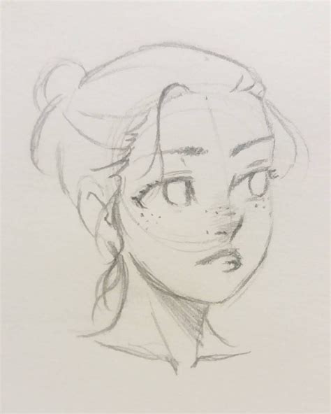 Sketches Of Girls Easy Face If You Follow Along With This Simple