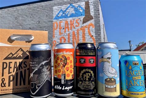 Peaks And Pints Pilot Program Lager Beer Flight Peaks And Pints Proctor TacomaPeaks And Pints