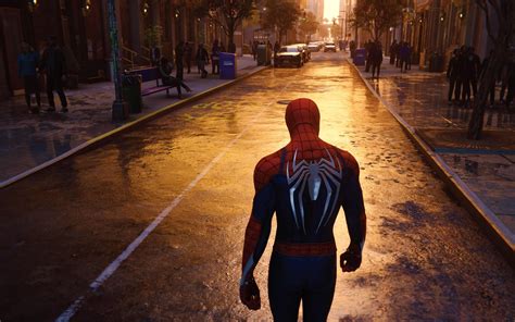 3840x2400 Spiderman Walking In Nyc Streets 4k Hd 4k Wallpapers Images