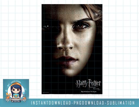Harry Potter Deathly Hallows Hermione Character Poster Png Inspire