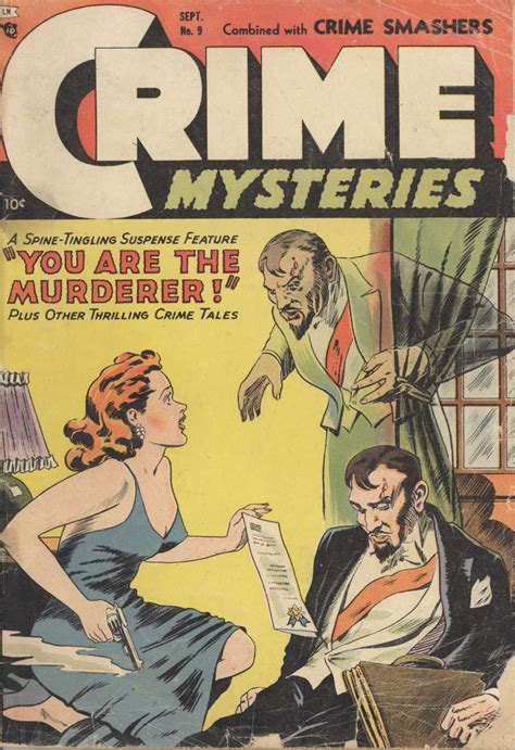 Comic Book Cover For Crime Mysteries 9 Comic Book Plus Comic Books