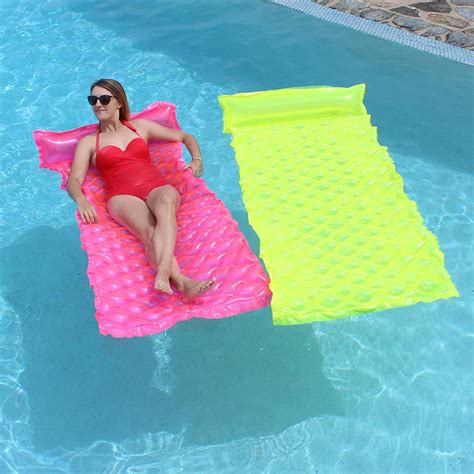 Sunsplash Smart Float 90 X 34 Swimming Pool Mattress Lounge Pink