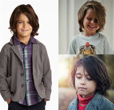 Haircutting techniques such as caesar cut or french. 25 Buoyant Hairstyles for Little Boys with Long Hair ...