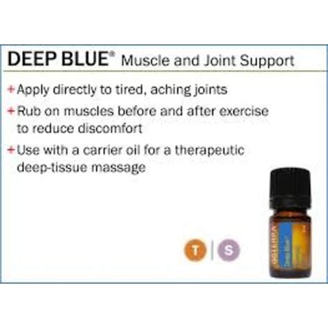Each doterra essential oil, including tea tree oil, is responsibly sourced, tested, and produced in a way that guarantees a high quality grade. doTERRA Deep Blue Roll On Essential Oil - Soothing Blend ...