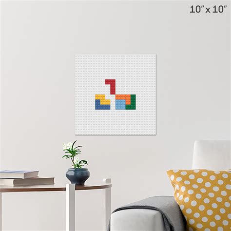 Tetris Wall Poster Build Your Own With