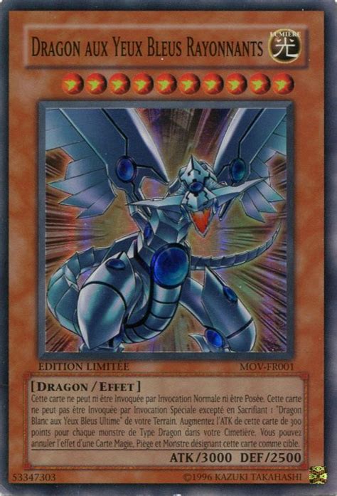 Buy On The Official Website Fast Free Shipping Carte Yu Gi Oh Dragon Aux Yeux Bleus Rayonnants