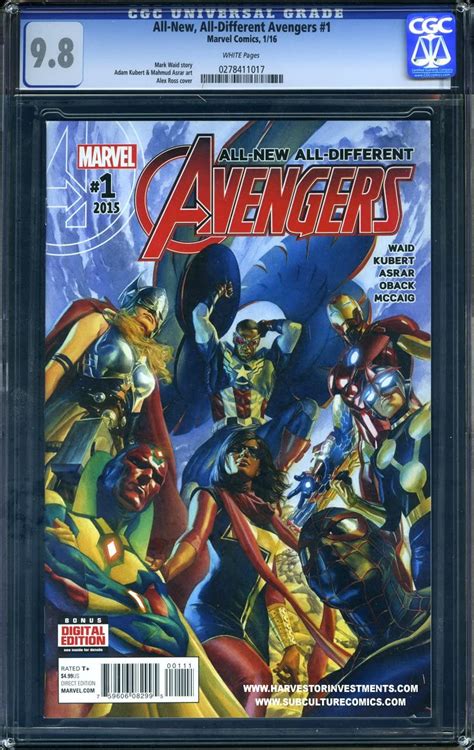 All New All Different Avengers 1 Certified Cgc 98 At Amazons