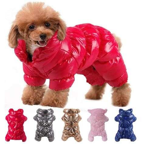 Yirtree Winter Puppy Dog Coat Waterproof Pet Clothes Windproof Dog