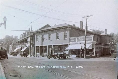 A Nice Old Look At Main Street West Warwick Rhode Island Island