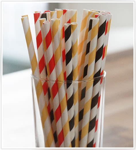 Paper And Party Love Striped Paper Straws Not Just For Drinking